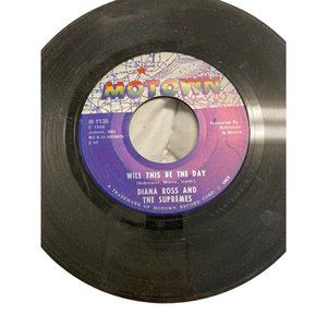 Vintage 7” vinyl record 45 RPM Diana Ross supremes love child will this be the d